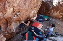 Bouldering in Hueco Tanks on 02/14/2020 with Blue Lizard Climbing and Yoga

Filename: SRM_20200214_1407380.jpg
Aperture: f/5.0
Shutter Speed: 1/250
Body: Canon EOS-1D Mark II
Lens: Canon EF 16-35mm f/2.8 L