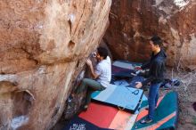 Bouldering in Hueco Tanks on 02/14/2020 with Blue Lizard Climbing and Yoga

Filename: SRM_20200214_1409150.jpg
Aperture: f/4.5
Shutter Speed: 1/250
Body: Canon EOS-1D Mark II
Lens: Canon EF 16-35mm f/2.8 L