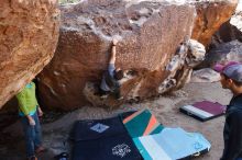 Bouldering in Hueco Tanks on 02/14/2020 with Blue Lizard Climbing and Yoga

Filename: SRM_20200214_1442050.jpg
Aperture: f/4.5
Shutter Speed: 1/320
Body: Canon EOS-1D Mark II
Lens: Canon EF 16-35mm f/2.8 L