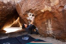 Bouldering in Hueco Tanks on 02/14/2020 with Blue Lizard Climbing and Yoga

Filename: SRM_20200214_1456060.jpg
Aperture: f/5.0
Shutter Speed: 1/250
Body: Canon EOS-1D Mark II
Lens: Canon EF 16-35mm f/2.8 L