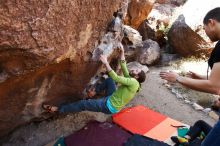 Bouldering in Hueco Tanks on 02/14/2020 with Blue Lizard Climbing and Yoga

Filename: SRM_20200214_1505000.jpg
Aperture: f/5.6
Shutter Speed: 1/250
Body: Canon EOS-1D Mark II
Lens: Canon EF 16-35mm f/2.8 L