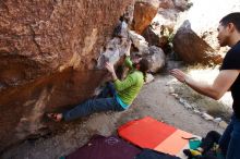 Bouldering in Hueco Tanks on 02/14/2020 with Blue Lizard Climbing and Yoga

Filename: SRM_20200214_1505020.jpg
Aperture: f/6.3
Shutter Speed: 1/250
Body: Canon EOS-1D Mark II
Lens: Canon EF 16-35mm f/2.8 L