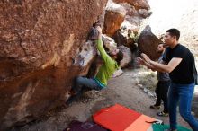 Bouldering in Hueco Tanks on 02/14/2020 with Blue Lizard Climbing and Yoga

Filename: SRM_20200214_1505060.jpg
Aperture: f/5.6
Shutter Speed: 1/320
Body: Canon EOS-1D Mark II
Lens: Canon EF 16-35mm f/2.8 L