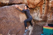 Bouldering in Hueco Tanks on 02/14/2020 with Blue Lizard Climbing and Yoga

Filename: SRM_20200214_1523330.jpg
Aperture: f/4.5
Shutter Speed: 1/250
Body: Canon EOS-1D Mark II
Lens: Canon EF 16-35mm f/2.8 L