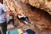 Bouldering in Hueco Tanks on 02/14/2020 with Blue Lizard Climbing and Yoga

Filename: SRM_20200214_1524250.jpg
Aperture: f/3.5
Shutter Speed: 1/250
Body: Canon EOS-1D Mark II
Lens: Canon EF 16-35mm f/2.8 L