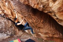 Bouldering in Hueco Tanks on 02/14/2020 with Blue Lizard Climbing and Yoga

Filename: SRM_20200214_1526370.jpg
Aperture: f/3.5
Shutter Speed: 1/250
Body: Canon EOS-1D Mark II
Lens: Canon EF 16-35mm f/2.8 L