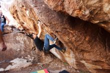 Bouldering in Hueco Tanks on 02/14/2020 with Blue Lizard Climbing and Yoga

Filename: SRM_20200214_1526390.jpg
Aperture: f/3.5
Shutter Speed: 1/250
Body: Canon EOS-1D Mark II
Lens: Canon EF 16-35mm f/2.8 L