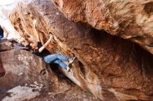 Bouldering in Hueco Tanks on 02/14/2020 with Blue Lizard Climbing and Yoga

Filename: SRM_20200214_1526430.jpg
Aperture: f/3.5
Shutter Speed: 1/250
Body: Canon EOS-1D Mark II
Lens: Canon EF 16-35mm f/2.8 L