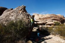 Bouldering in Hueco Tanks on 02/14/2020 with Blue Lizard Climbing and Yoga

Filename: SRM_20200214_1533310.jpg
Aperture: f/11.0
Shutter Speed: 1/250
Body: Canon EOS-1D Mark II
Lens: Canon EF 16-35mm f/2.8 L