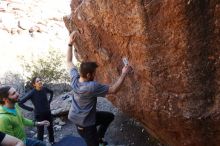 Bouldering in Hueco Tanks on 02/14/2020 with Blue Lizard Climbing and Yoga

Filename: SRM_20200214_1542550.jpg
Aperture: f/5.0
Shutter Speed: 1/250
Body: Canon EOS-1D Mark II
Lens: Canon EF 16-35mm f/2.8 L