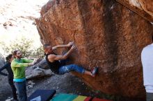 Bouldering in Hueco Tanks on 02/14/2020 with Blue Lizard Climbing and Yoga

Filename: SRM_20200214_1544390.jpg
Aperture: f/5.0
Shutter Speed: 1/250
Body: Canon EOS-1D Mark II
Lens: Canon EF 16-35mm f/2.8 L