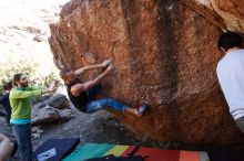 Bouldering in Hueco Tanks on 02/14/2020 with Blue Lizard Climbing and Yoga

Filename: SRM_20200214_1544450.jpg
Aperture: f/5.0
Shutter Speed: 1/250
Body: Canon EOS-1D Mark II
Lens: Canon EF 16-35mm f/2.8 L