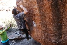 Bouldering in Hueco Tanks on 02/14/2020 with Blue Lizard Climbing and Yoga

Filename: SRM_20200214_1545290.jpg
Aperture: f/4.5
Shutter Speed: 1/250
Body: Canon EOS-1D Mark II
Lens: Canon EF 16-35mm f/2.8 L