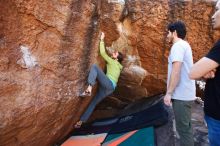 Bouldering in Hueco Tanks on 02/14/2020 with Blue Lizard Climbing and Yoga

Filename: SRM_20200214_1559040.jpg
Aperture: f/4.0
Shutter Speed: 1/250
Body: Canon EOS-1D Mark II
Lens: Canon EF 16-35mm f/2.8 L