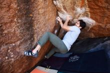 Bouldering in Hueco Tanks on 02/14/2020 with Blue Lizard Climbing and Yoga

Filename: SRM_20200214_1559510.jpg
Aperture: f/3.5
Shutter Speed: 1/250
Body: Canon EOS-1D Mark II
Lens: Canon EF 16-35mm f/2.8 L