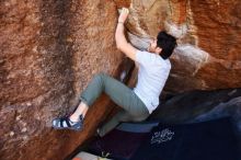 Bouldering in Hueco Tanks on 02/14/2020 with Blue Lizard Climbing and Yoga

Filename: SRM_20200214_1559511.jpg
Aperture: f/3.5
Shutter Speed: 1/250
Body: Canon EOS-1D Mark II
Lens: Canon EF 16-35mm f/2.8 L