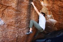 Bouldering in Hueco Tanks on 02/14/2020 with Blue Lizard Climbing and Yoga

Filename: SRM_20200214_1559570.jpg
Aperture: f/4.0
Shutter Speed: 1/250
Body: Canon EOS-1D Mark II
Lens: Canon EF 16-35mm f/2.8 L