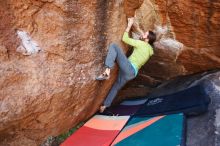 Bouldering in Hueco Tanks on 02/14/2020 with Blue Lizard Climbing and Yoga

Filename: SRM_20200214_1601430.jpg
Aperture: f/3.5
Shutter Speed: 1/250
Body: Canon EOS-1D Mark II
Lens: Canon EF 16-35mm f/2.8 L