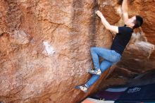 Bouldering in Hueco Tanks on 02/14/2020 with Blue Lizard Climbing and Yoga

Filename: SRM_20200214_1602220.jpg
Aperture: f/3.2
Shutter Speed: 1/250
Body: Canon EOS-1D Mark II
Lens: Canon EF 16-35mm f/2.8 L