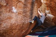 Bouldering in Hueco Tanks on 02/14/2020 with Blue Lizard Climbing and Yoga

Filename: SRM_20200214_1603120.jpg
Aperture: f/3.5
Shutter Speed: 1/250
Body: Canon EOS-1D Mark II
Lens: Canon EF 16-35mm f/2.8 L