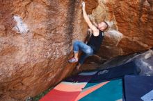 Bouldering in Hueco Tanks on 02/14/2020 with Blue Lizard Climbing and Yoga

Filename: SRM_20200214_1604340.jpg
Aperture: f/3.5
Shutter Speed: 1/250
Body: Canon EOS-1D Mark II
Lens: Canon EF 16-35mm f/2.8 L