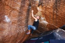 Bouldering in Hueco Tanks on 02/14/2020 with Blue Lizard Climbing and Yoga

Filename: SRM_20200214_1604360.jpg
Aperture: f/4.0
Shutter Speed: 1/250
Body: Canon EOS-1D Mark II
Lens: Canon EF 16-35mm f/2.8 L