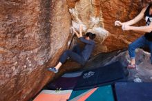 Bouldering in Hueco Tanks on 02/14/2020 with Blue Lizard Climbing and Yoga

Filename: SRM_20200214_1607350.jpg
Aperture: f/3.5
Shutter Speed: 1/250
Body: Canon EOS-1D Mark II
Lens: Canon EF 16-35mm f/2.8 L