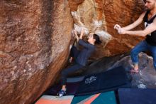 Bouldering in Hueco Tanks on 02/14/2020 with Blue Lizard Climbing and Yoga

Filename: SRM_20200214_1607360.jpg
Aperture: f/3.5
Shutter Speed: 1/250
Body: Canon EOS-1D Mark II
Lens: Canon EF 16-35mm f/2.8 L