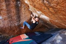 Bouldering in Hueco Tanks on 02/14/2020 with Blue Lizard Climbing and Yoga

Filename: SRM_20200214_1609240.jpg
Aperture: f/3.2
Shutter Speed: 1/250
Body: Canon EOS-1D Mark II
Lens: Canon EF 16-35mm f/2.8 L