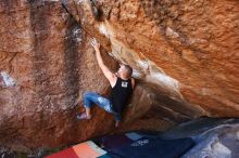 Bouldering in Hueco Tanks on 02/14/2020 with Blue Lizard Climbing and Yoga

Filename: SRM_20200214_1610120.jpg
Aperture: f/3.2
Shutter Speed: 1/250
Body: Canon EOS-1D Mark II
Lens: Canon EF 16-35mm f/2.8 L