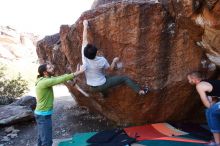 Bouldering in Hueco Tanks on 02/14/2020 with Blue Lizard Climbing and Yoga

Filename: SRM_20200214_1611370.jpg
Aperture: f/4.5
Shutter Speed: 1/250
Body: Canon EOS-1D Mark II
Lens: Canon EF 16-35mm f/2.8 L