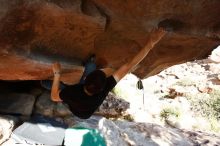 Bouldering in Hueco Tanks on 02/14/2020 with Blue Lizard Climbing and Yoga

Filename: SRM_20200214_1644470.jpg
Aperture: f/7.1
Shutter Speed: 1/250
Body: Canon EOS-1D Mark II
Lens: Canon EF 16-35mm f/2.8 L