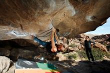 Bouldering in Hueco Tanks on 02/14/2020 with Blue Lizard Climbing and Yoga

Filename: SRM_20200214_1649530.jpg
Aperture: f/8.0
Shutter Speed: 1/250
Body: Canon EOS-1D Mark II
Lens: Canon EF 16-35mm f/2.8 L