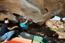 Bouldering in Hueco Tanks on 02/14/2020 with Blue Lizard Climbing and Yoga

Filename: SRM_20200214_1651060.jpg
Aperture: f/8.0
Shutter Speed: 1/250
Body: Canon EOS-1D Mark II
Lens: Canon EF 16-35mm f/2.8 L