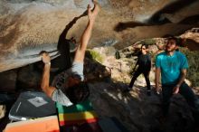 Bouldering in Hueco Tanks on 02/14/2020 with Blue Lizard Climbing and Yoga

Filename: SRM_20200214_1653300.jpg
Aperture: f/8.0
Shutter Speed: 1/250
Body: Canon EOS-1D Mark II
Lens: Canon EF 16-35mm f/2.8 L