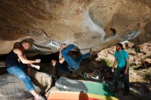 Bouldering in Hueco Tanks on 02/14/2020 with Blue Lizard Climbing and Yoga

Filename: SRM_20200214_1654320.jpg
Aperture: f/8.0
Shutter Speed: 1/250
Body: Canon EOS-1D Mark II
Lens: Canon EF 16-35mm f/2.8 L