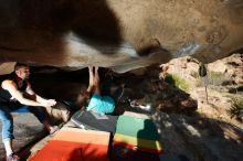 Bouldering in Hueco Tanks on 02/14/2020 with Blue Lizard Climbing and Yoga

Filename: SRM_20200214_1656170.jpg
Aperture: f/8.0
Shutter Speed: 1/250
Body: Canon EOS-1D Mark II
Lens: Canon EF 16-35mm f/2.8 L