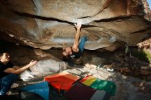 Bouldering in Hueco Tanks on 02/14/2020 with Blue Lizard Climbing and Yoga

Filename: SRM_20200214_1704430.jpg
Aperture: f/8.0
Shutter Speed: 1/250
Body: Canon EOS-1D Mark II
Lens: Canon EF 16-35mm f/2.8 L