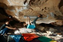 Bouldering in Hueco Tanks on 02/14/2020 with Blue Lizard Climbing and Yoga

Filename: SRM_20200214_1711130.jpg
Aperture: f/8.0
Shutter Speed: 1/320
Body: Canon EOS-1D Mark II
Lens: Canon EF 16-35mm f/2.8 L