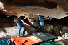 Bouldering in Hueco Tanks on 02/14/2020 with Blue Lizard Climbing and Yoga

Filename: SRM_20200214_1723220.jpg
Aperture: f/8.0
Shutter Speed: 1/250
Body: Canon EOS-1D Mark II
Lens: Canon EF 16-35mm f/2.8 L