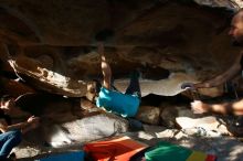 Bouldering in Hueco Tanks on 02/14/2020 with Blue Lizard Climbing and Yoga

Filename: SRM_20200214_1724430.jpg
Aperture: f/8.0
Shutter Speed: 1/250
Body: Canon EOS-1D Mark II
Lens: Canon EF 16-35mm f/2.8 L