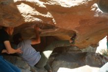 Bouldering in Hueco Tanks on 02/14/2020 with Blue Lizard Climbing and Yoga

Filename: SRM_20200214_1728000.jpg
Aperture: f/4.0
Shutter Speed: 1/250
Body: Canon EOS-1D Mark II
Lens: Canon EF 50mm f/1.8 II