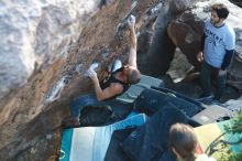 Bouldering in Hueco Tanks on 02/14/2020 with Blue Lizard Climbing and Yoga

Filename: SRM_20200214_1828081.jpg
Aperture: f/2.5
Shutter Speed: 1/250
Body: Canon EOS-1D Mark II
Lens: Canon EF 50mm f/1.8 II