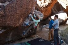 Bouldering in Hueco Tanks on 02/16/2020 with Blue Lizard Climbing and Yoga

Filename: SRM_20200216_1032300.jpg
Aperture: f/5.6
Shutter Speed: 1/250
Body: Canon EOS-1D Mark II
Lens: Canon EF 16-35mm f/2.8 L