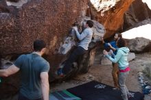 Bouldering in Hueco Tanks on 02/16/2020 with Blue Lizard Climbing and Yoga

Filename: SRM_20200216_1033160.jpg
Aperture: f/5.6
Shutter Speed: 1/250
Body: Canon EOS-1D Mark II
Lens: Canon EF 16-35mm f/2.8 L