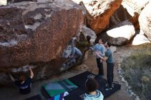 Bouldering in Hueco Tanks on 02/16/2020 with Blue Lizard Climbing and Yoga

Filename: SRM_20200216_1036340.jpg
Aperture: f/5.6
Shutter Speed: 1/250
Body: Canon EOS-1D Mark II
Lens: Canon EF 16-35mm f/2.8 L