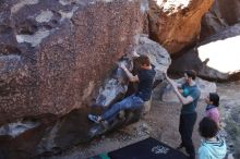 Bouldering in Hueco Tanks on 02/16/2020 with Blue Lizard Climbing and Yoga

Filename: SRM_20200216_1043550.jpg
Aperture: f/7.1
Shutter Speed: 1/250
Body: Canon EOS-1D Mark II
Lens: Canon EF 16-35mm f/2.8 L