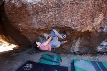 Bouldering in Hueco Tanks on 02/16/2020 with Blue Lizard Climbing and Yoga

Filename: SRM_20200216_1051150.jpg
Aperture: f/5.0
Shutter Speed: 1/250
Body: Canon EOS-1D Mark II
Lens: Canon EF 16-35mm f/2.8 L