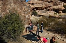 Bouldering in Hueco Tanks on 02/16/2020 with Blue Lizard Climbing and Yoga

Filename: SRM_20200216_1100360.jpg
Aperture: f/8.0
Shutter Speed: 1/500
Body: Canon EOS-1D Mark II
Lens: Canon EF 16-35mm f/2.8 L