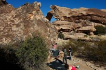 Bouldering in Hueco Tanks on 02/16/2020 with Blue Lizard Climbing and Yoga

Filename: SRM_20200216_1100370.jpg
Aperture: f/8.0
Shutter Speed: 1/500
Body: Canon EOS-1D Mark II
Lens: Canon EF 16-35mm f/2.8 L